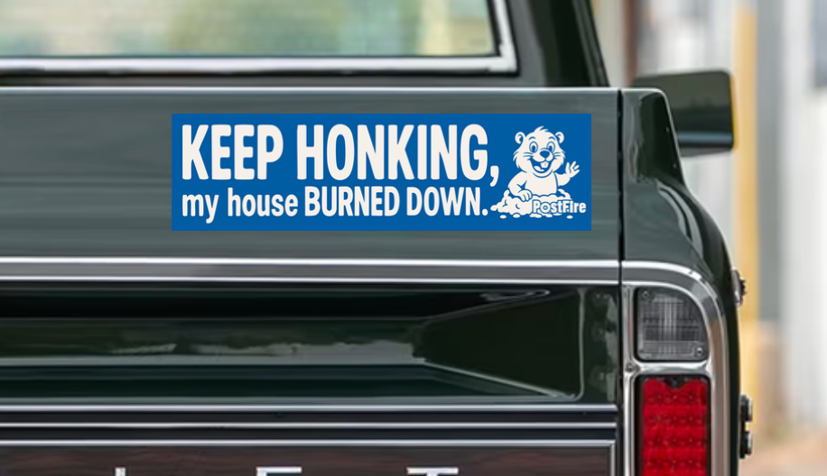 Keep Honking Bumper Sticker