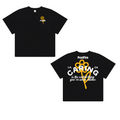 PostFire Caring Flagship Tee - Boxy Fit - Black/Yellow
